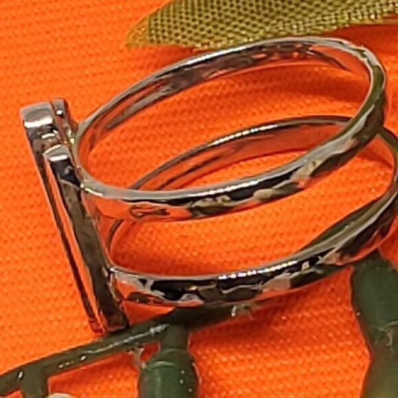 Sadada, 'Strait To It',Turquoises and Sterling Silver, Size 5 Ring - Picture 9 of 10